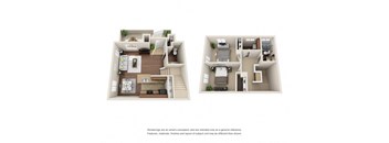2 bed floor plan
