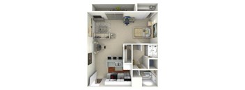 studio floorplan