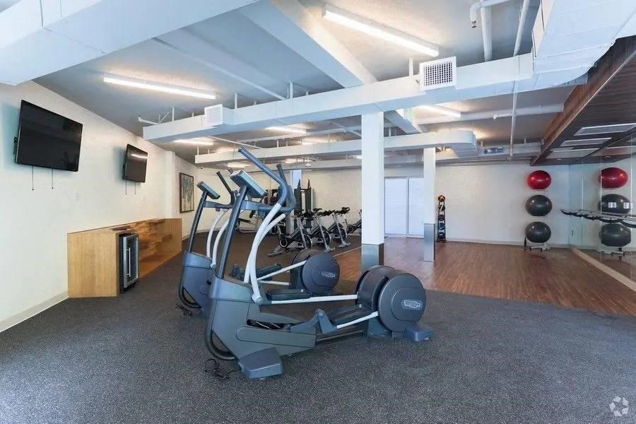 fitness center ellipticals