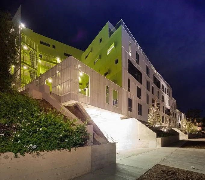 night exterior building picture