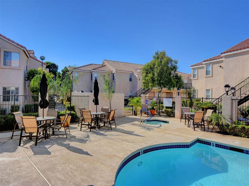 our apartments showcase a swimming pool