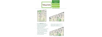 3 bedroom, 3 bathroom floor plan option