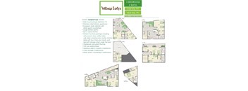 3 bedroom, 3 bathroom townhouse floor plan options