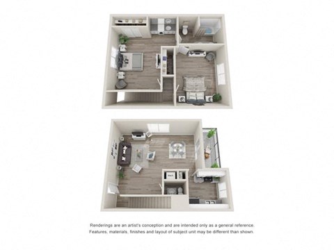 a 2 bedroom floor plan