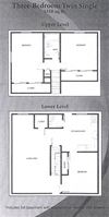 three bedroom twin floorplan