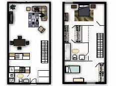 two bedroom floorplan