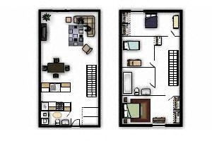 three bedroom floorplan