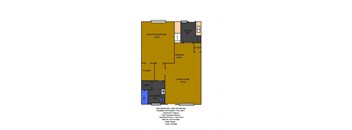 1 BDRM 533 SF