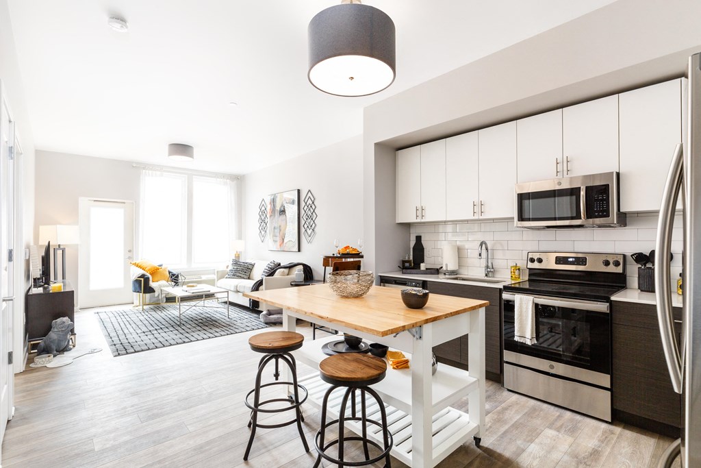 Kitchen and Living Space