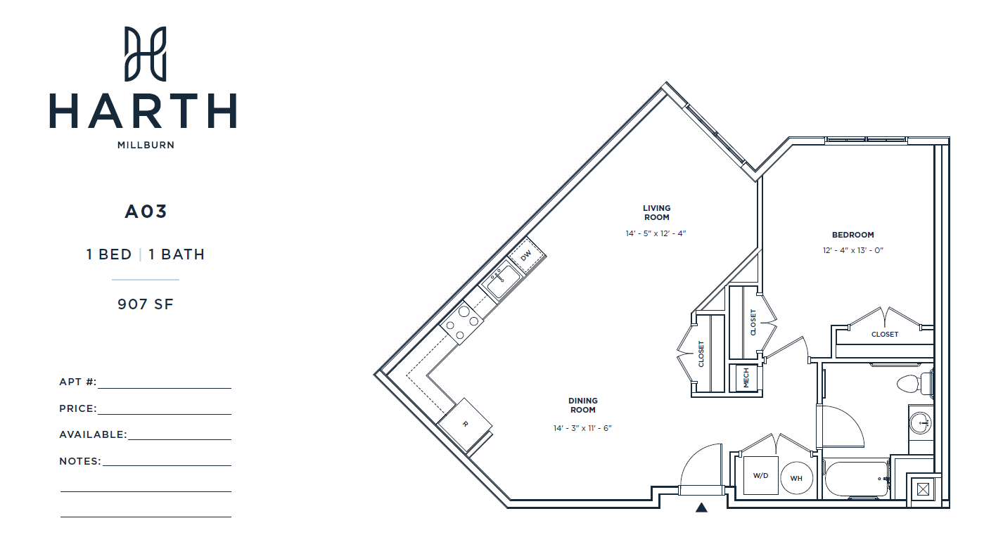 a floor plan of a house with bedrooms and a bathroom