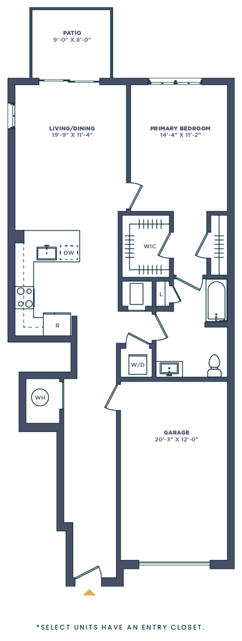 a floor plan of a house with a staircase leading up to the first floor