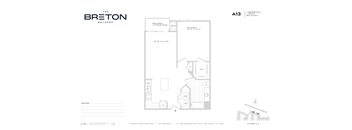 A floor plan for a building named The Breton Bayonne.