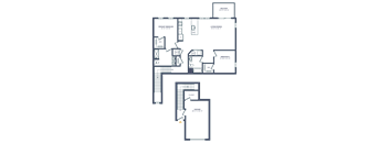 a floor plan of a house