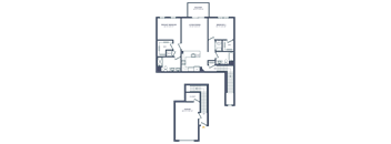 a floor plan of a house