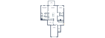 a floor plan of a house
