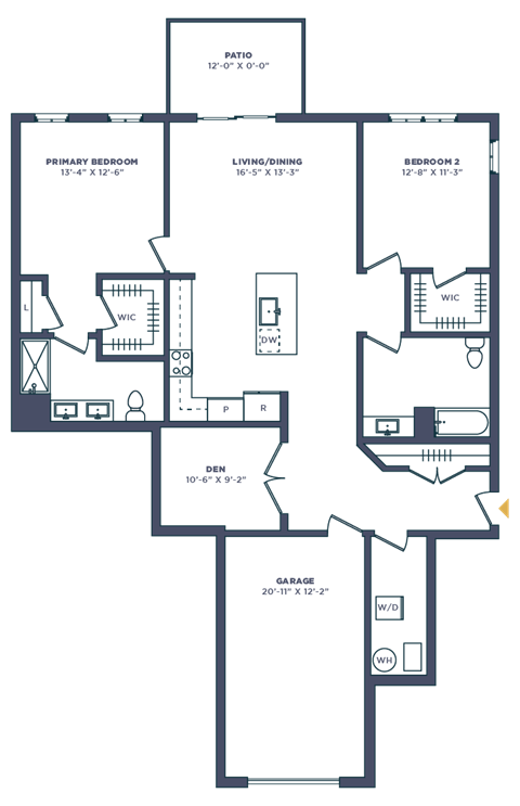 a floor plan of a house