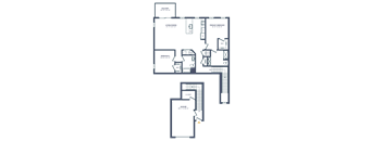 a floor plan of a house