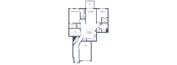 a floor plan of a house