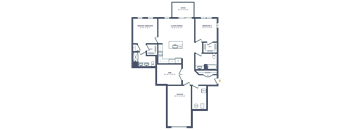 a floor plan of a house