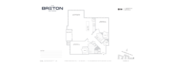 A floor plan for a building named The Breton Bayonne.