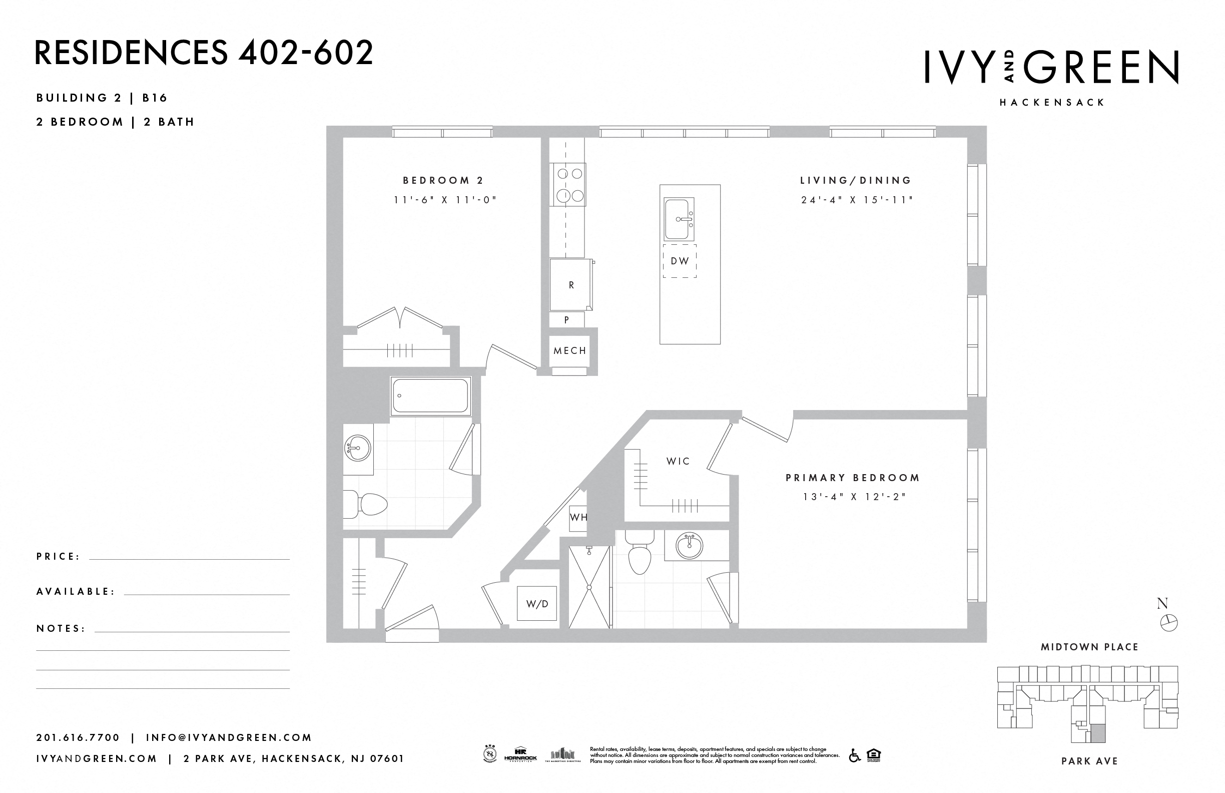the third level floor plan of the residences at 429 yonge street