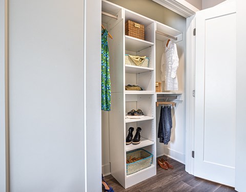 inwood closet with shelves