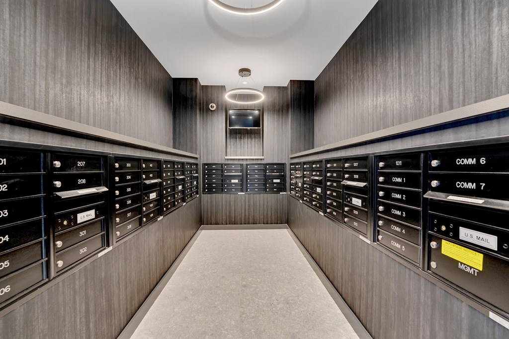 the walk in closet is filled with audio and video equipment