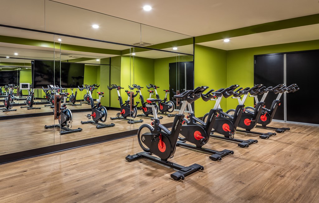 inwood fitness studio with bikes