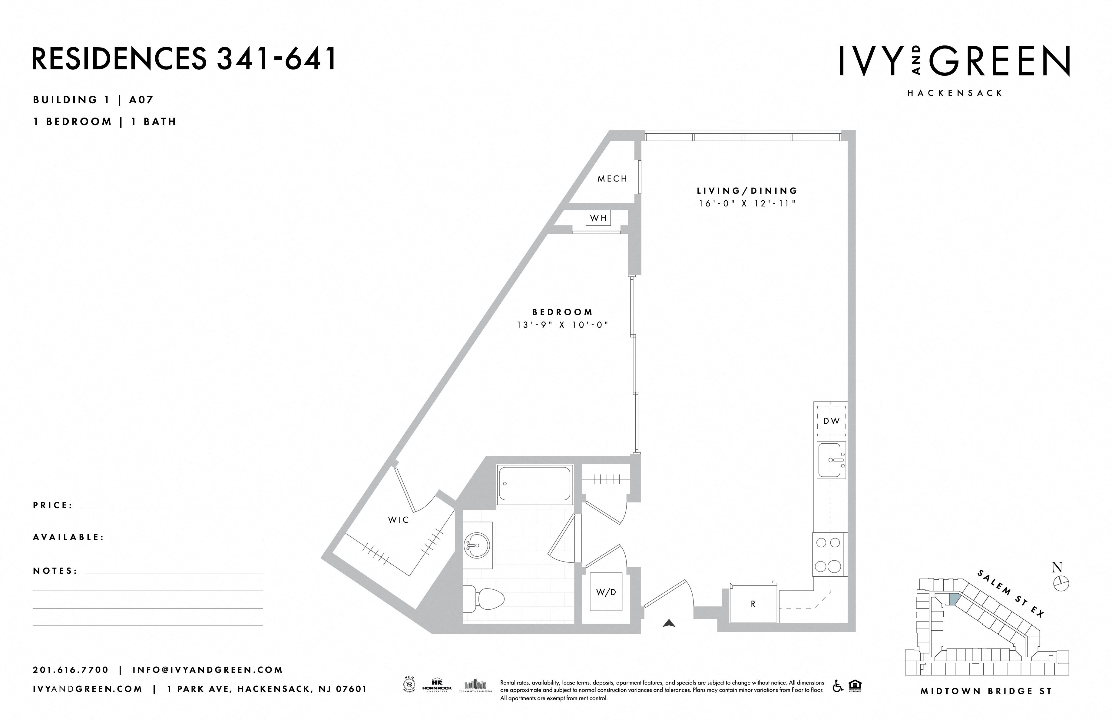 the floor plan of ivy & germ