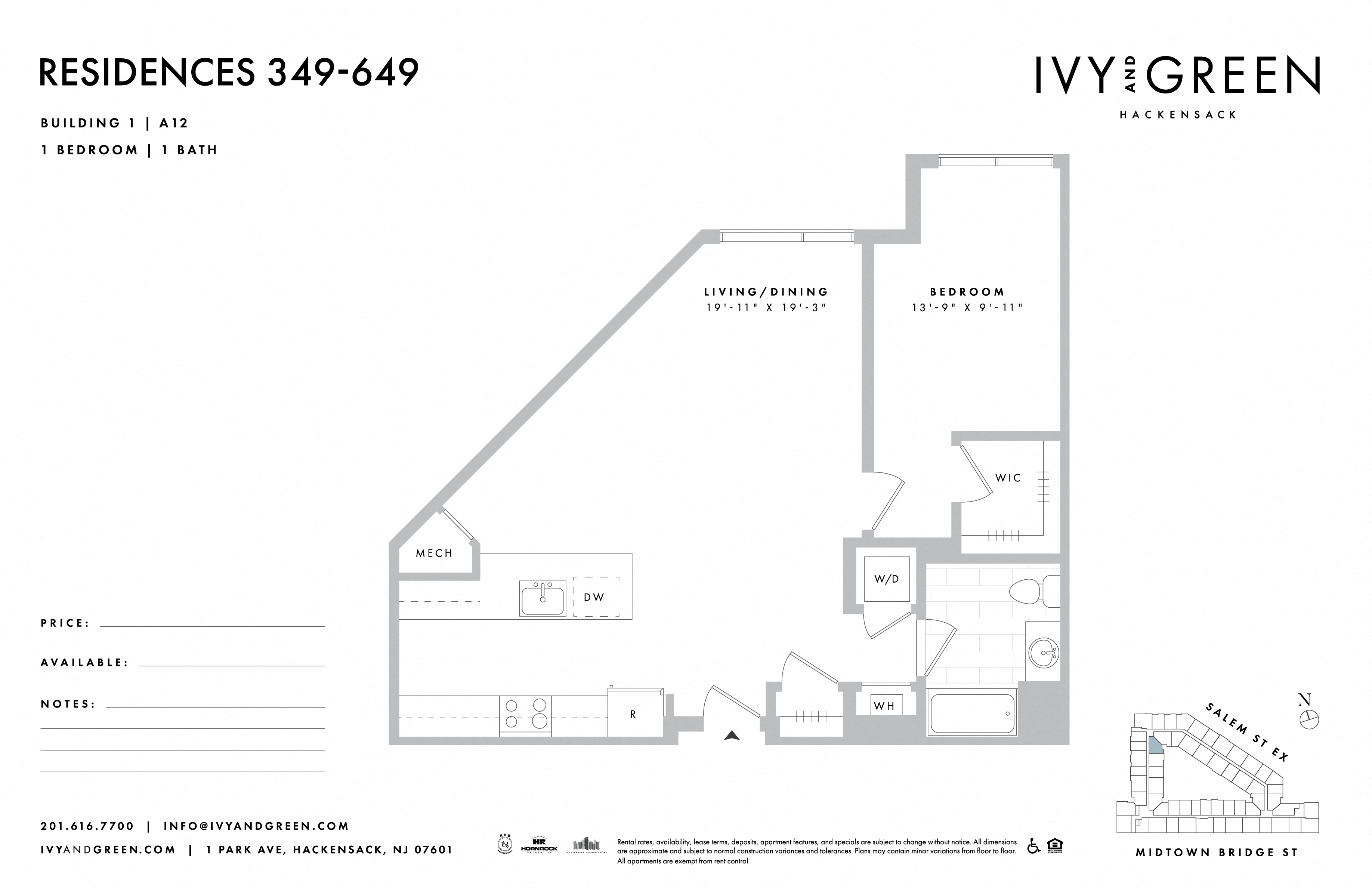 the floor plan of ivy & germ