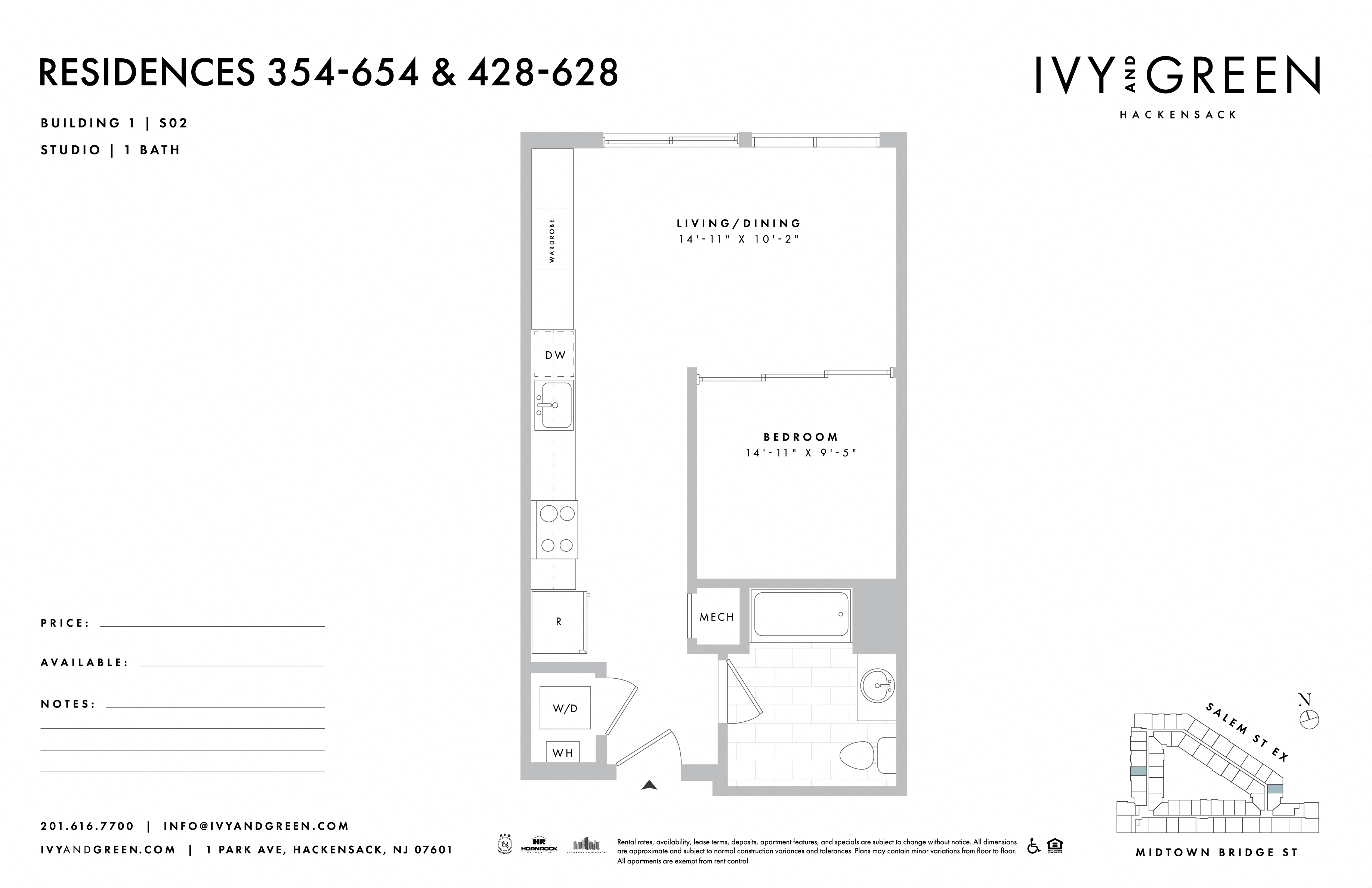 the floor plan of ivy & germ