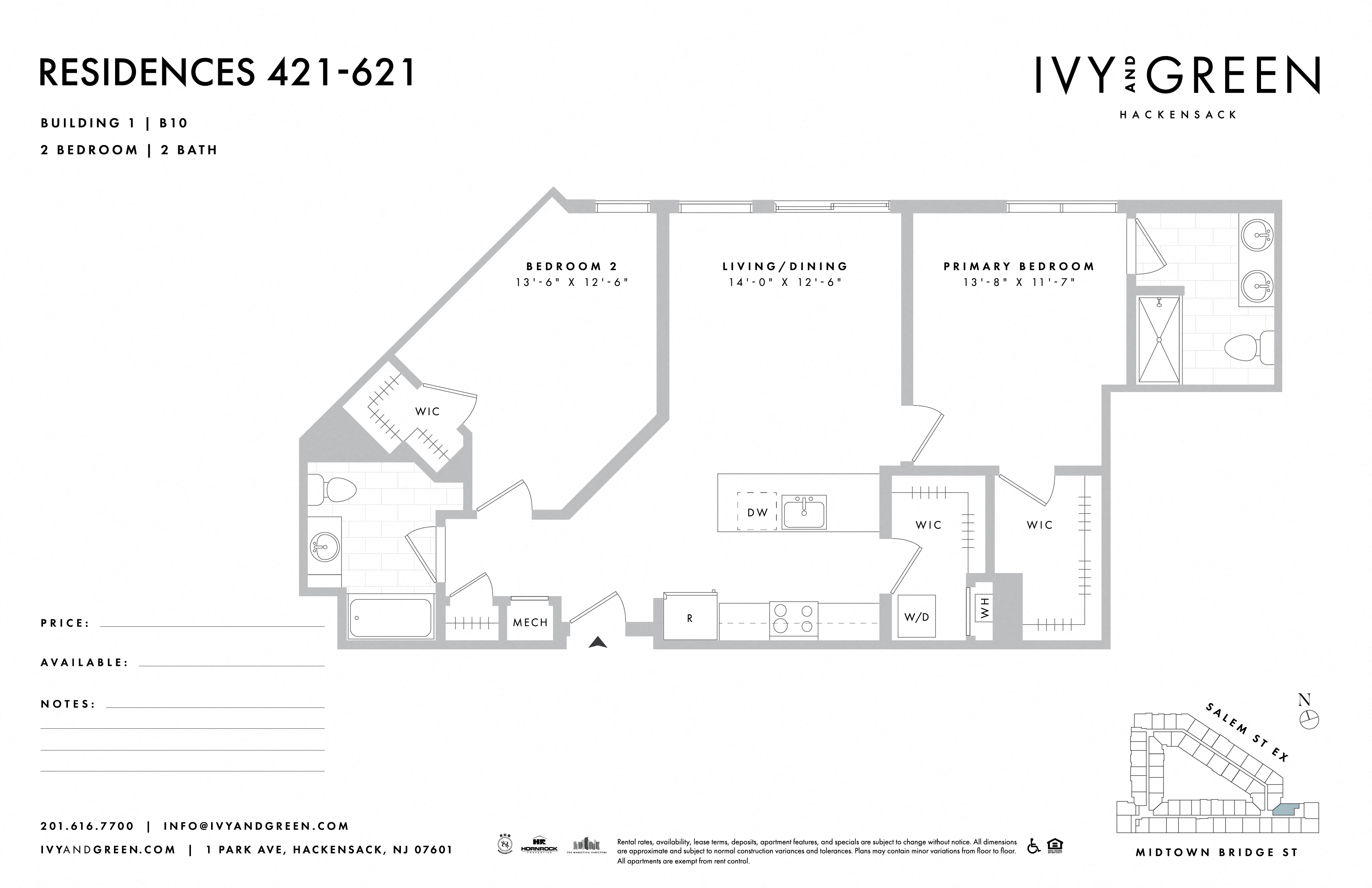 the floor plan of ivy & germ