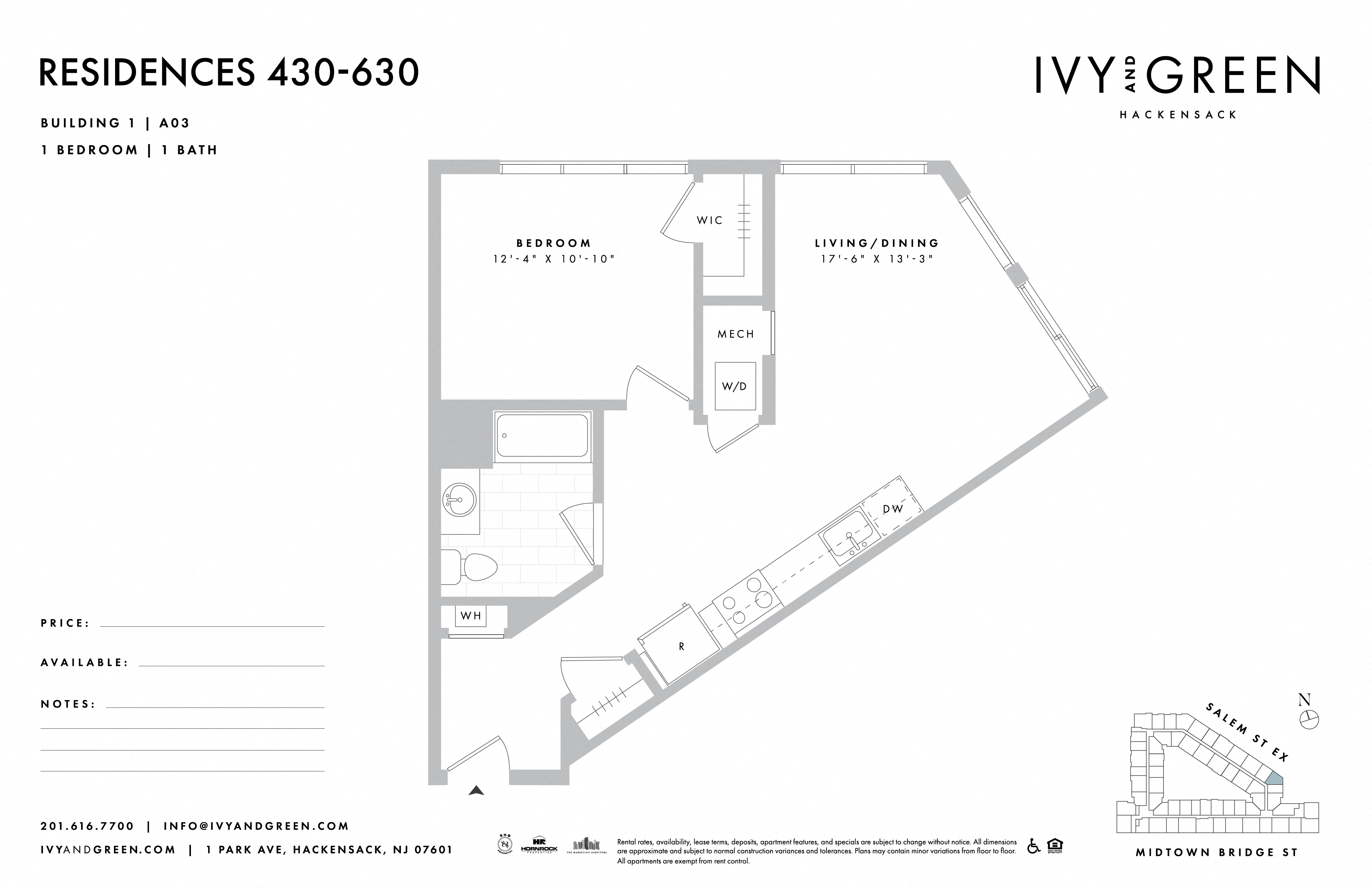 a floor plan of a residence at ivy & germ