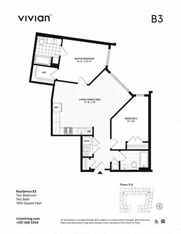 the floor plan of the condo