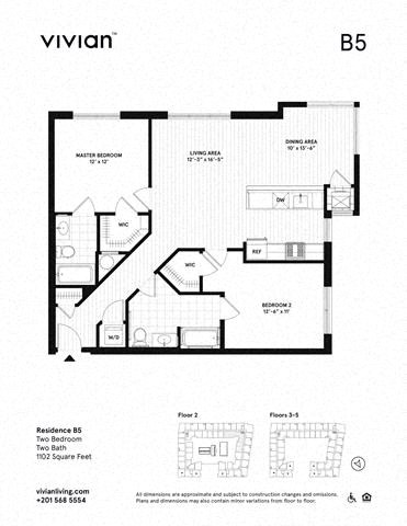 a floor plan of a building with floor plans of different floors