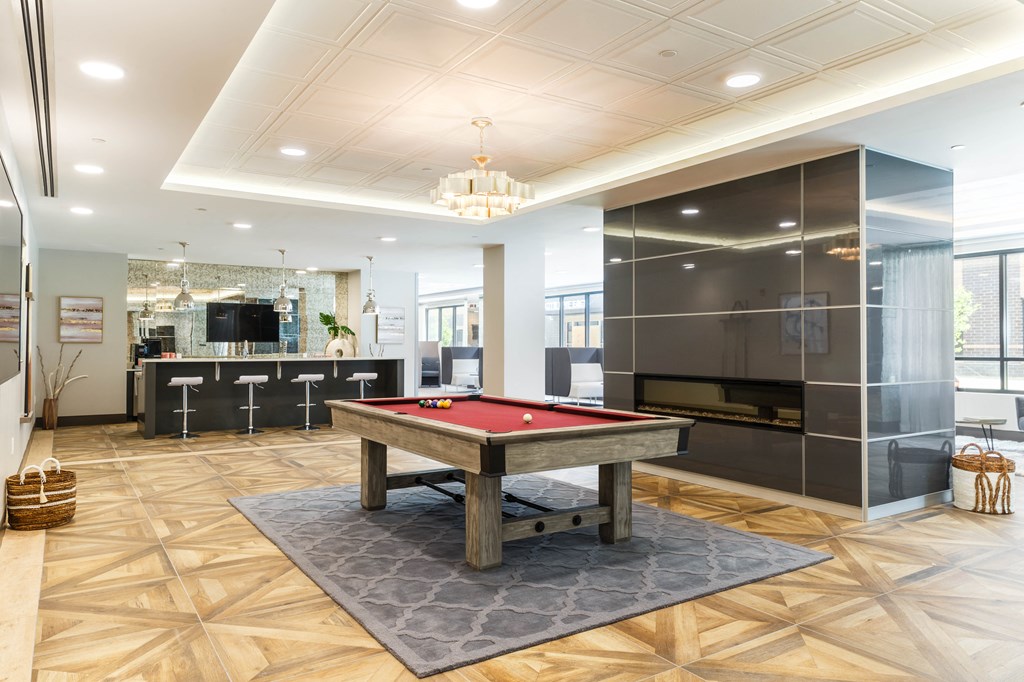 Entertainment Lounge - Fireplace, Billiards & Bar