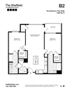 B2 Floor Plan at The Sheffield at Englewood South B2 Floor Plan at The Sheffield at Englewood South