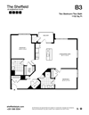 B3 Floor Plan at The Sheffield at Englewood South B3 Floor Plan at The Sheffield at Englewood South