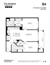 B4 Floor Plan at The Sheffield at Englewood South B4 Floor Plan at The Sheffield at Englewood South