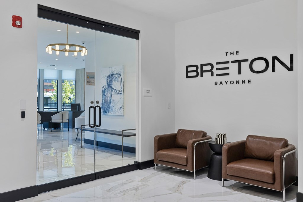 A white wall with the words "The Breton Bayonne" written on it.