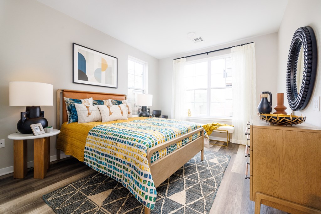 Bedrooms with Soaring 9' Ceilings and Modular Closet Storage