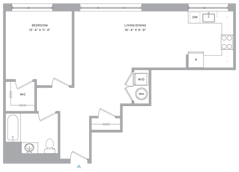 a floor plan of a house