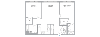 a floor plan of a house