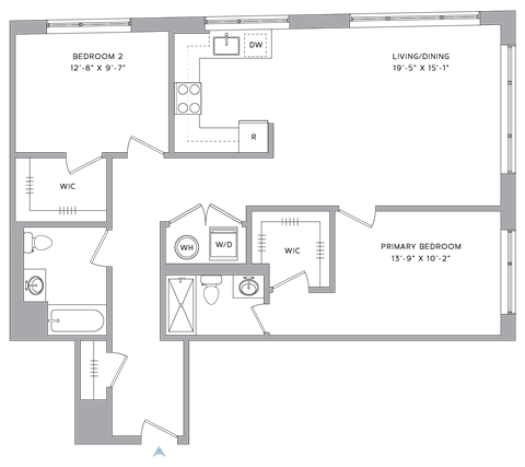 a floor plan of a house