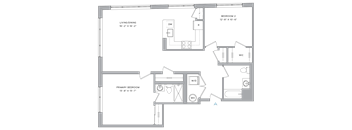a floor plan of a house