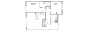 a floor plan of a house