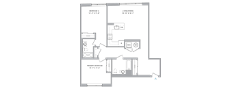 a floor plan of a house