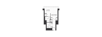 Two bedroom floor plan