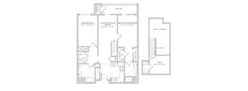 the plan of the three floors of the house