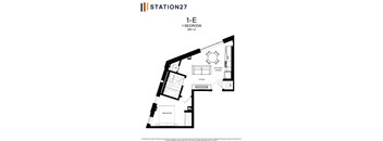 floor plan of the 1e floor plan
